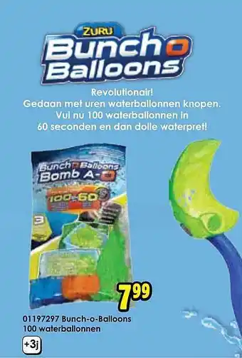 ToyChamp Bunch-O-Ballons 100 Waterballonnen aanbieding
