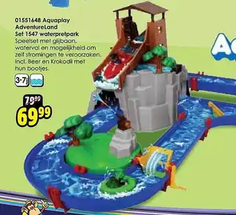 ToyChamp Aquaplay Adventureland Set 1547 Waterpretpark aanbieding