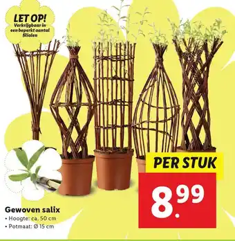 Lidl Gewoven Salix aanbieding