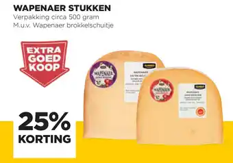 Jumbo Wapenaer Stukken 500g - 25% korting aanbieding