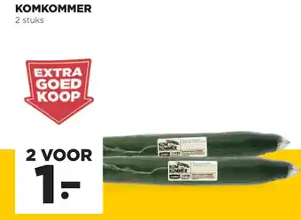 Jumbo Komkommers 2st aanbieding