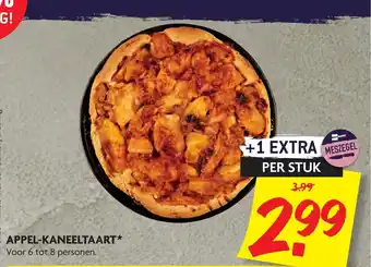 Dekamarkt Appel-kaneeltaart aanbieding