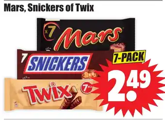 Dirk Mars, Snickers of Twix aanbieding