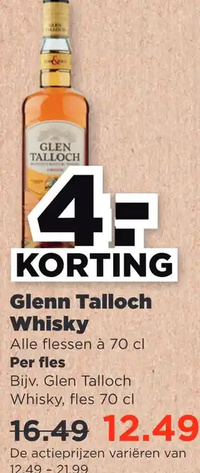 PLUS Glenn talloch whisky aanbieding