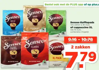 PLUS Senseo koffiepads aanbieding