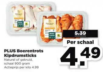 PLUS Plus boerentrots kipdrumsticks aanbieding