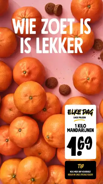 Jumbo 1 KILO MANDARIJNEN aanbieding