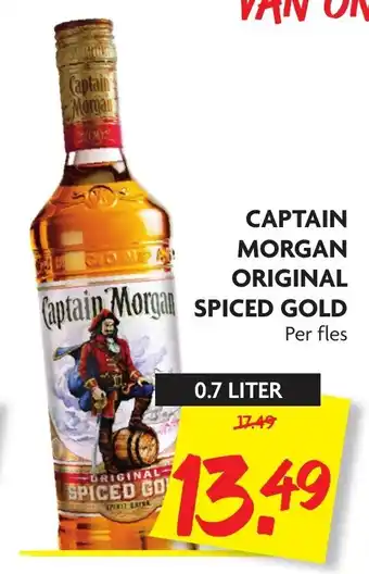 Dekamarkt Captain Morgan Original Spiced gold 700ml aanbieding