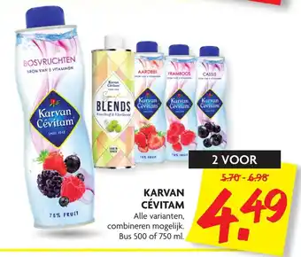 Dekamarkt Karvan Cevitam 2*500/750ml aanbieding