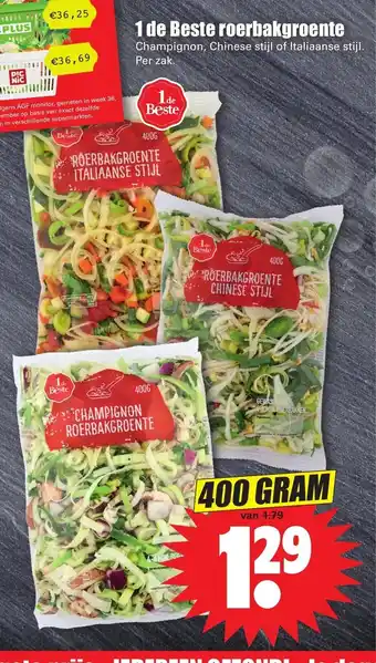 Dirk Roerbakgroenten 400g aanbieding