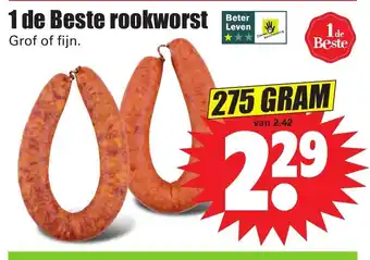 Dirk Rookworst 275g aanbieding