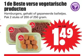 Dirk Verse vegetarische producten aanbieding