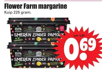 Dirk Flower Farm margarine 225g aanbieding