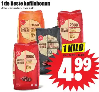 Dirk Koffiebonen 1kg aanbieding