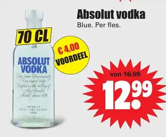 Dirk Absolut Vodka 700ml aanbieding