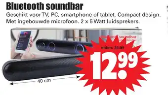 Dirk Bluetooth soundbar aanbieding