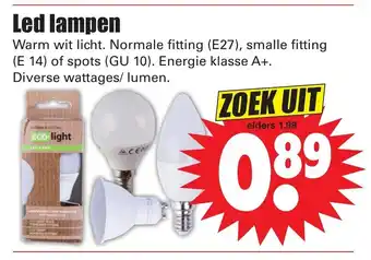 Dirk LED lampen aanbieding