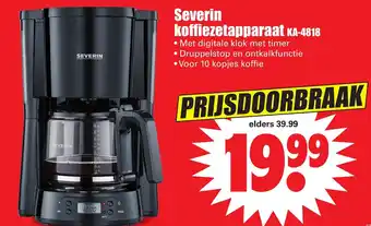 Dirk Severin Koffiezetapparaat | KA4818 aanbieding