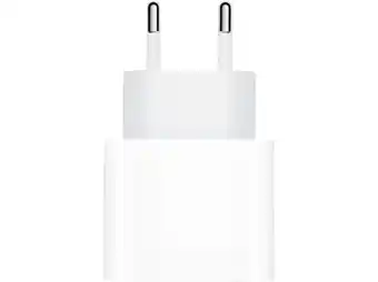 MediaMarkt Apple 20 watt usb-c power adapter wit aanbieding