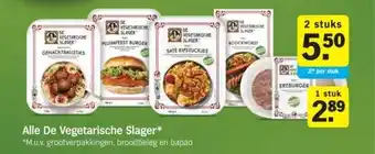 Albert Heijn Alle de vegetarische slager* *m.u.v. grootverpakkingen, broodbeleg en bapao aanbieding