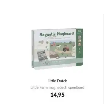 Babypark Little dutch little farm magnetisch speelbord aanbieding