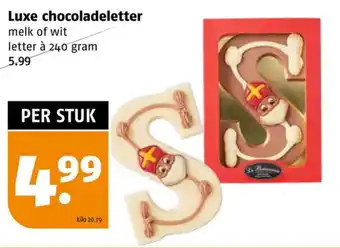 Poiesz Luxe chocoladeletter aanbieding