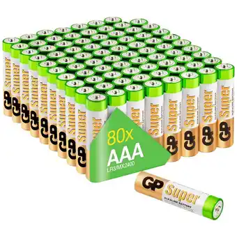 Conrad Gp batteries gpsup24a567s80 aaa batterij (potlood) alkaline 1.5 v 80 stuk(s) aanbieding