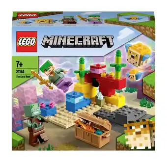 Conrad Lego minecraft 21164 het koraalrif aanbieding