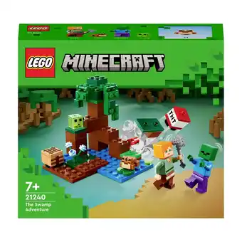 Conrad Lego minecraft 21240 het moerasavontuur aanbieding