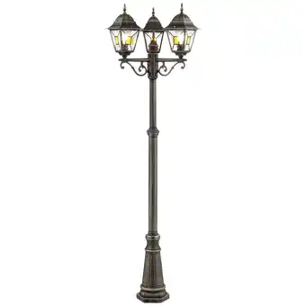 Conrad Brilliant 90985a86 janel staande buitenlamp e27 zwart aanbieding