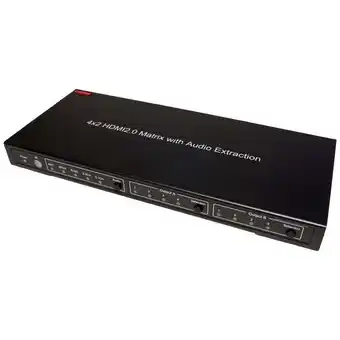 Conrad Roline 14013579 hdmi-matrix-switch 4x2 poorten hdmi afstandsbediening 3840 x 2160 pixel aanbieding