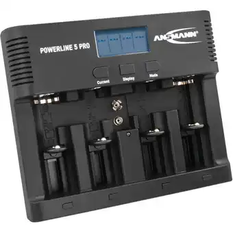 Conrad Ansmann powerline 5 pro batterijlader nicd, nimh aaa (potlood), aa (penlite), c (baby), d (mono), 9 v (blok) aanbieding