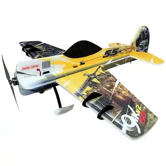 Conrad Pichler yak 55 combo geel rc motorvliegtuig bouwpakket 800 mm aanbieding