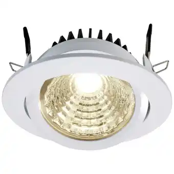 Conrad Deko light 565067 cob 95 led-inbouwlamp energielabel: f (a - g) led led vast ingebouwd 10 w signaalwit (ral 9003) aanbieding