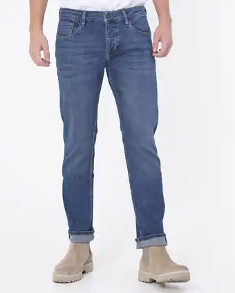 Only for Men J.c. rags jimmy royal blue heren jeans aanbieding