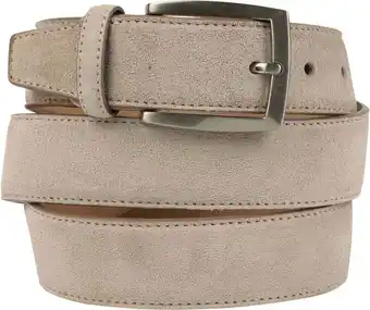 Suitable Suitable riem suede taupe 111 aanbieding