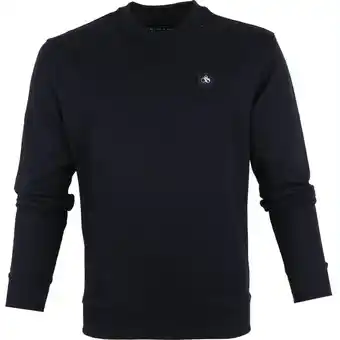 Suitable Scotch and soda sweater felpa donkerblauw aanbieding