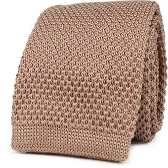 Suitable Suitable knitted stropdas taupe tk-07 aanbieding