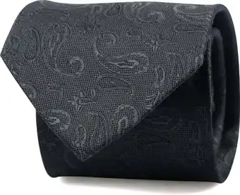 Suitable Suitable stropdas zijde paisley antraciet aanbieding