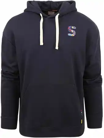 Suitable Scotch and soda bandana hoodie navy aanbieding