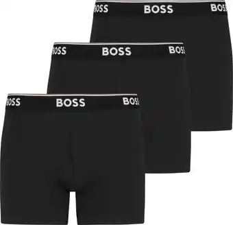 Suitable Boss boxershorts power 3-pack zwart 001 aanbieding