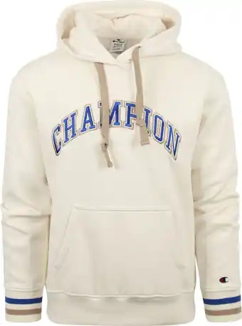 Suitable Champion hoodie logo ecru aanbieding