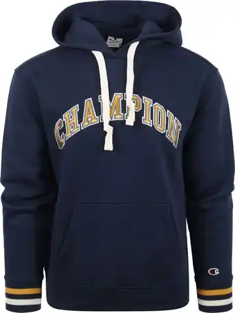 Suitable Champion hoodie logo navy aanbieding