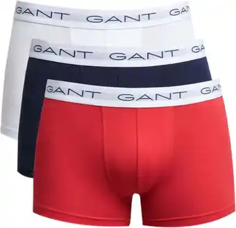 Suitable Gant boxershorts 3-pack multicolor aanbieding