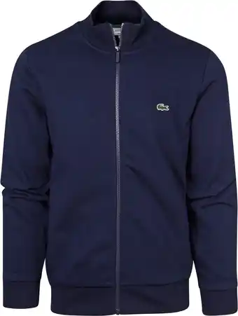 Suitable Lacoste vest full zip donkerblauw aanbieding
