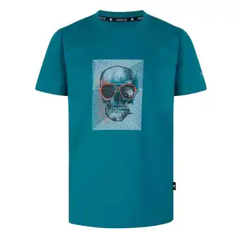 Decathlon Kinderen/kinderen trailblazer doodshoofd tshirt (fortuin groen) aanbieding