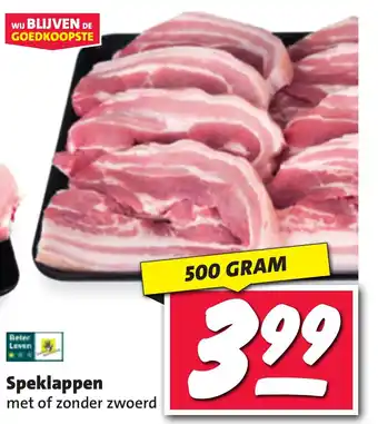 Nettorama Speklappen 500g aanbieding