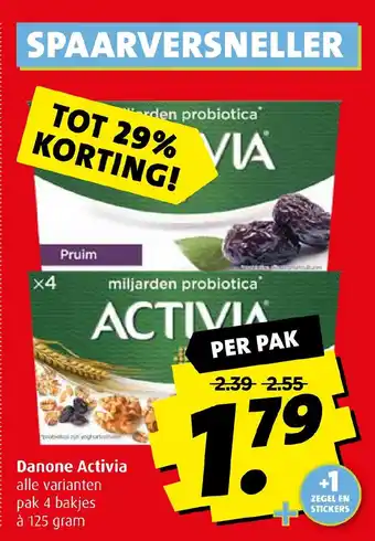 Boni Danone Activia aanbieding