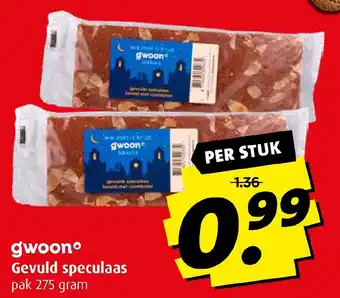 Boni gwoon Gevuld speculaas 275g aanbieding