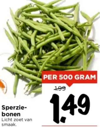 Vomar Voordeelmarkt Sperziebonen 500g aanbieding